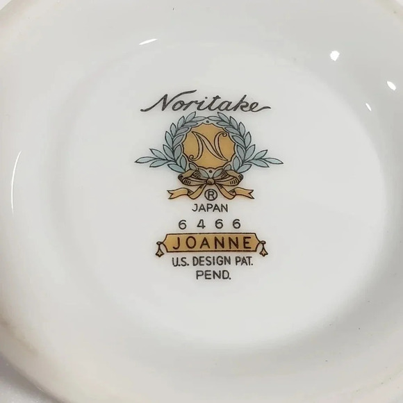 Noritake Joanne Pattern Sugar bowl/Creamer Set,Fine Bone China. - Picture 10 of 11